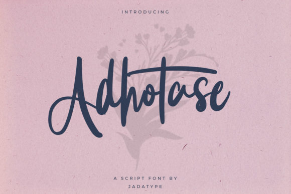 Adhotase: A Whimsical Script Handwritten Font Worth Downloading