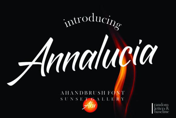 Annalucia: A Classic Script Font for Editorial Elegance