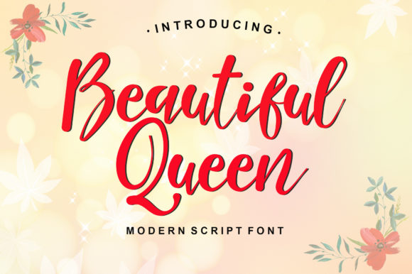 Beautiful Queen: An Elegant Script Font for Thoughtful Design