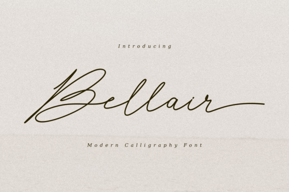 Bellair Script Font for Elegant Digital Branding