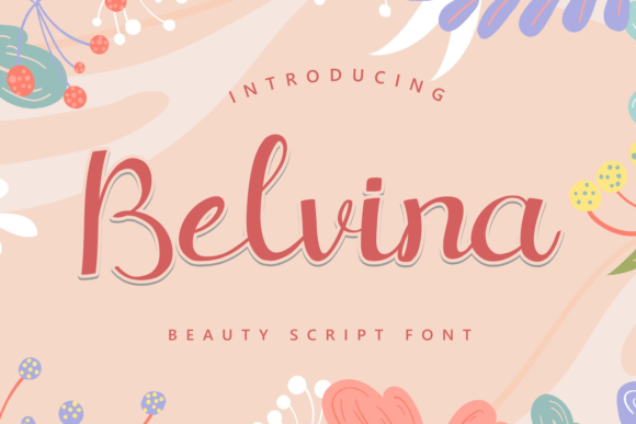 Belvina: A Romantic Script Font for Small Business Branding