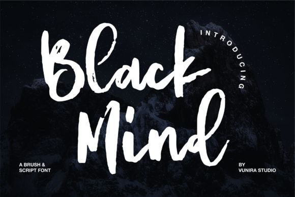 Black Mind: A Whimsical Script Handwritten Font for Scroll-Stopping Brand Content