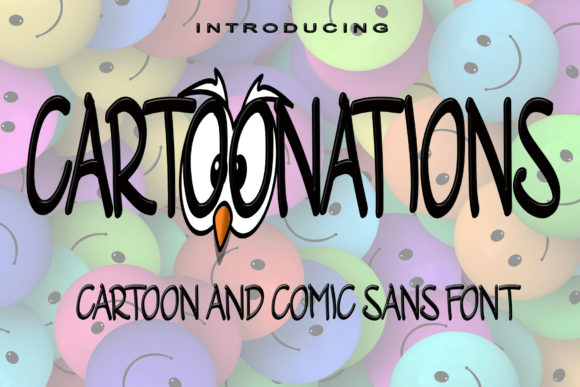Cartoonations Script Font for Handmade Charm