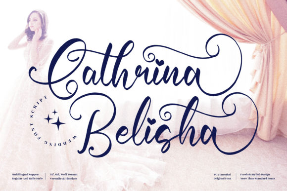 Cathrina Belisha: Elegant Script Font for Small Business Branding