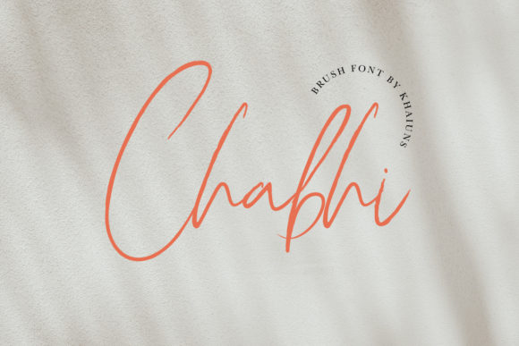 Chabhi Script Font for Elegant Handmade Branding