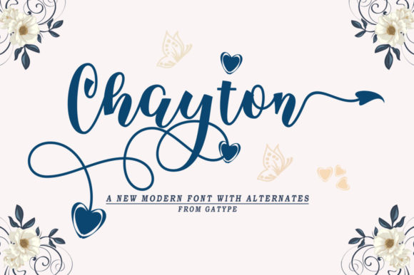 Chayton Script Font for Handmade Labels & Elegant Printables