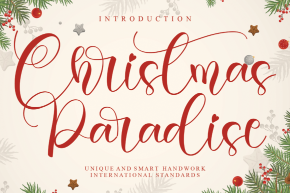 Christmas Paradise Font Review
