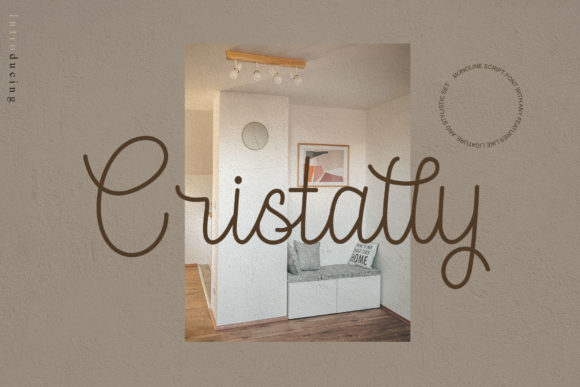 Cristally Script Font for Handmade Creators