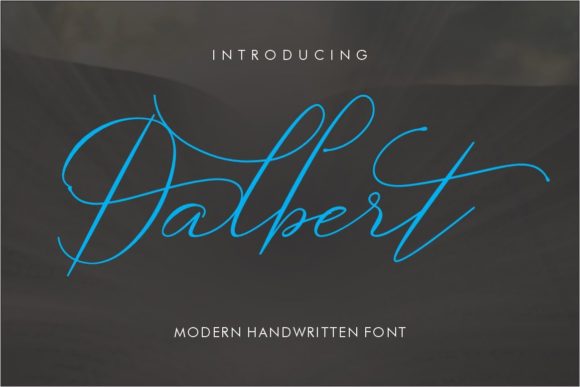 Dalbert: A Dainty Script Font for Editorial Romance