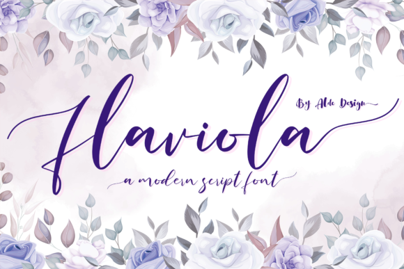 Falviola Handwritten Font for Romantic Campaign Design