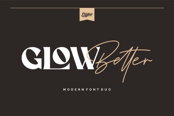 Glow Better Font for Stylish Brand Headlines & Logos