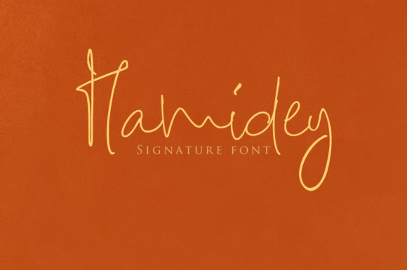 Hamidey: A Luxurious Script Handwritten Font for Small Business Branding
