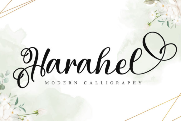 Harahel: A Premium Script Handwritten Font for Digital Branding