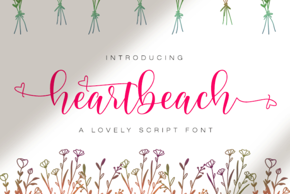 Heart Beach Font for Elegant Brand Identity Design