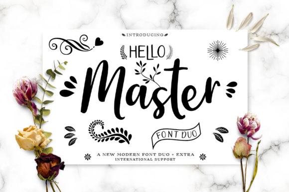 Hello Master Trio: A Script Handwritten Font for Elegant Editorial Design