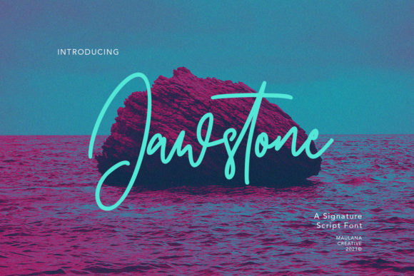 Jawstone: A Romantic Script Handwritten Font for Scroll-Stopping Visuals