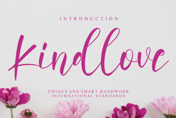 Kindlove: A Timeless Script Font for Editorial Design