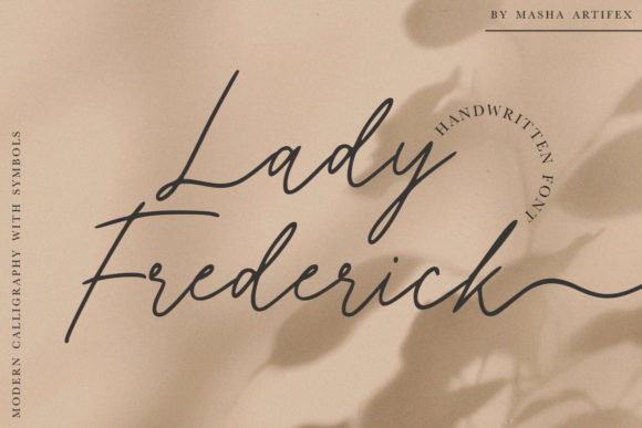 Lady Frederick: A Graceful Script Font for Elegant Editorial Design