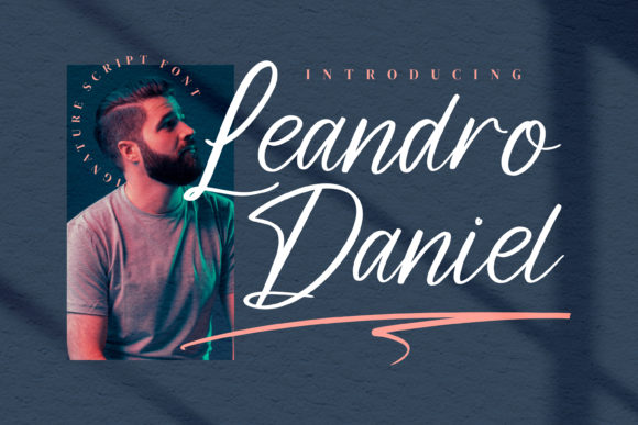 Leandro Daniel Script Font for Elegant Digital Branding