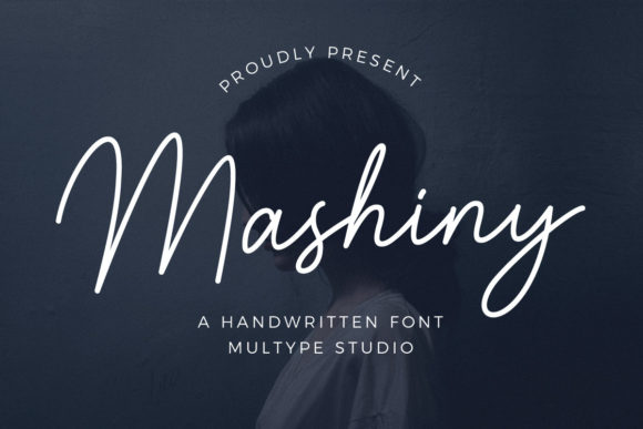 Mashiny Script Font for Handmade Labels and Elegant Branding
