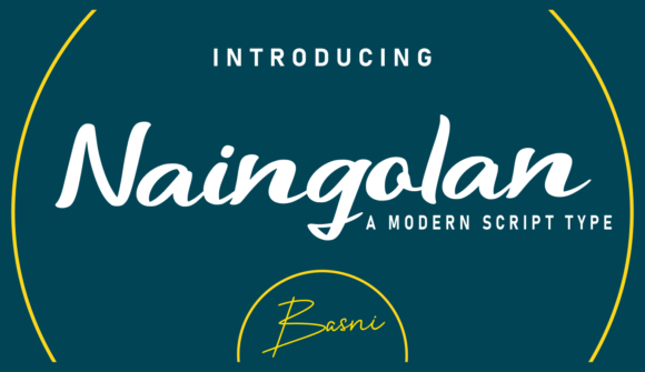 Naingolan Script Font for Elegant Handmade Brands