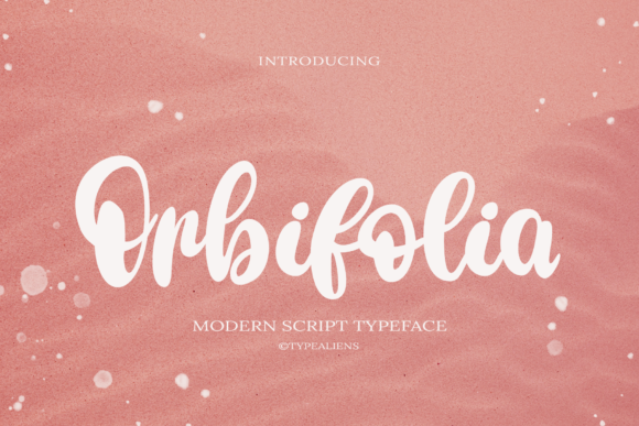 Orbifolia: An Elegant Script Handwritten Font for Branding