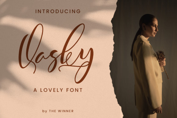 Qasky: A Refined Script Font for Elegant Branding