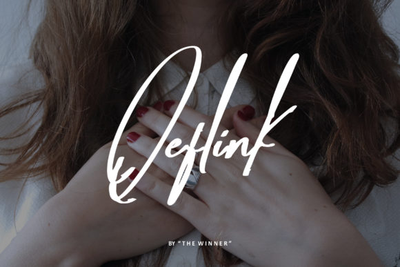 Qeflink: A Thin-Lettered Script Font for Elegant Editorial Moments