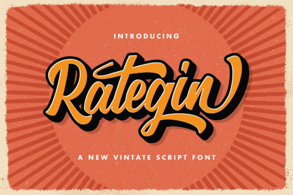 Rategin Font for Business Branding
