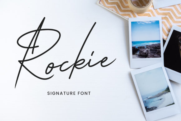 Rockie Script Font for Elegant Handmade Branding