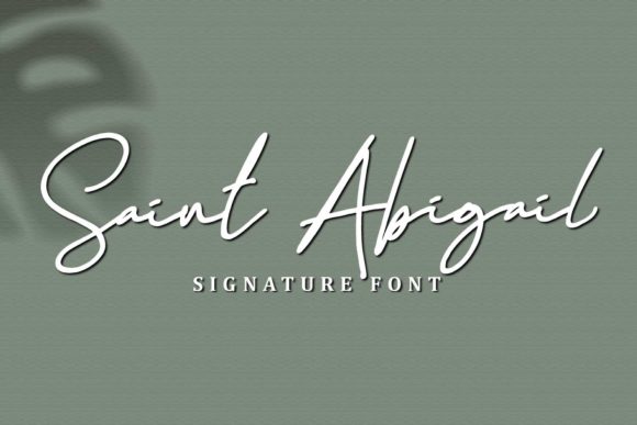 Saint Abigail Font Review