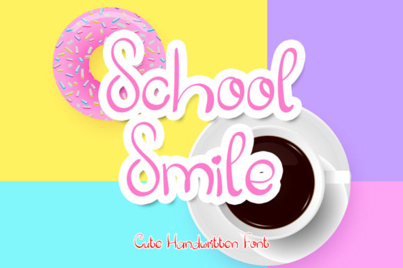 School Smile Font for Creative Makers
