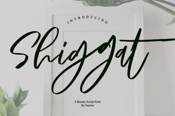 Shiggat Script Font for Small Business Branding