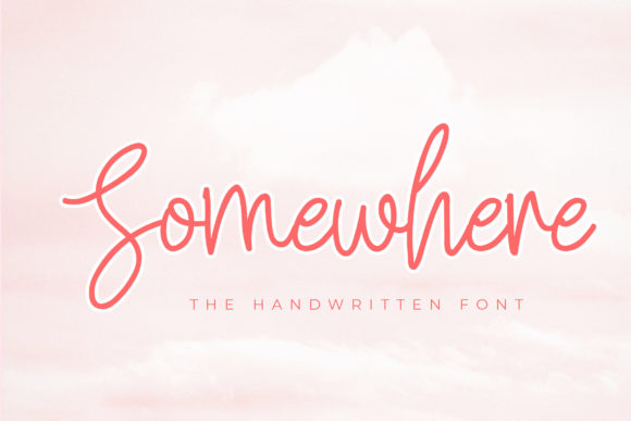 Somewhere Script Font for Polished Branding