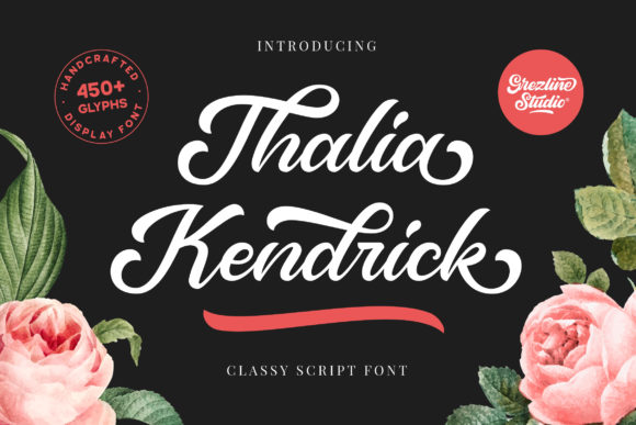 Thalia Kendrick Font for Creative Makers