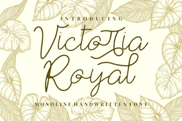 Victoria Royal Script Font for Elegant Branding