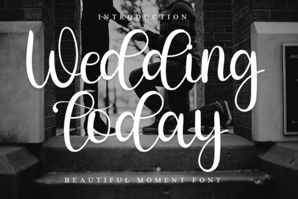 Wedding Today: A Delicate Script Font for Elegant Editorial Design