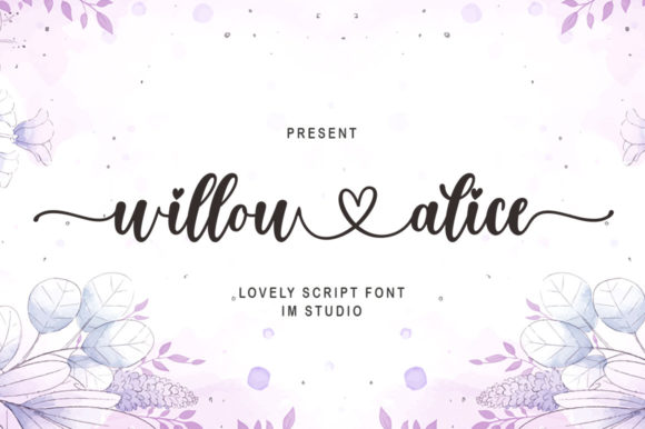 Willow Alice Script Font for Elegant Digital Branding